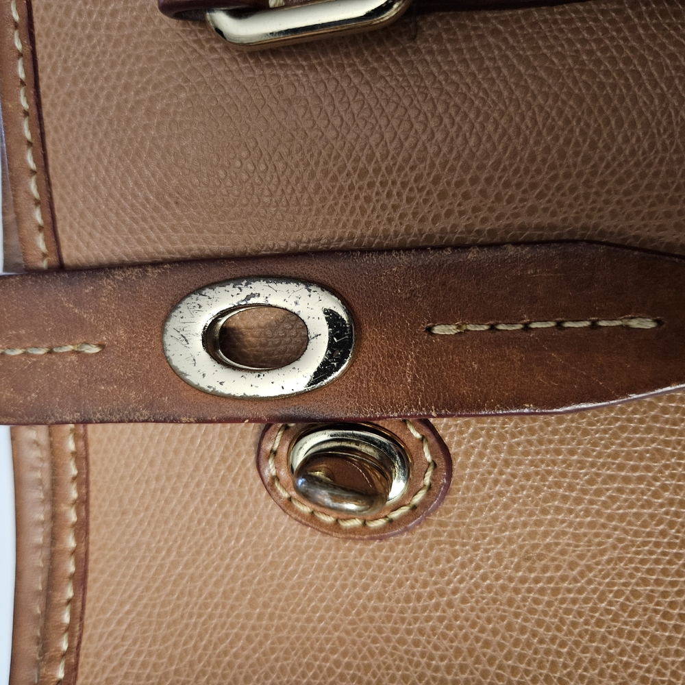 Vintage Dooney & Bourke Pebble Leather Large Handbag - Picture 4 of 16